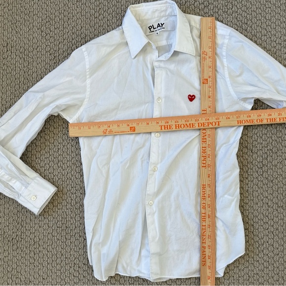 Comme des Garcons Mens White Button Down Shirt Size Small - Picture 6 of 6